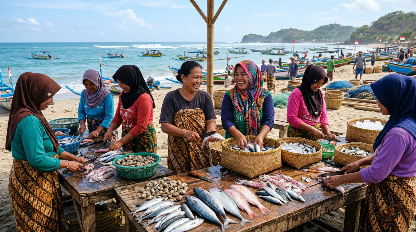 Pemberdayaan Perempuan Pesisir Lewat Pengolahan Hasil Laut Mandiri